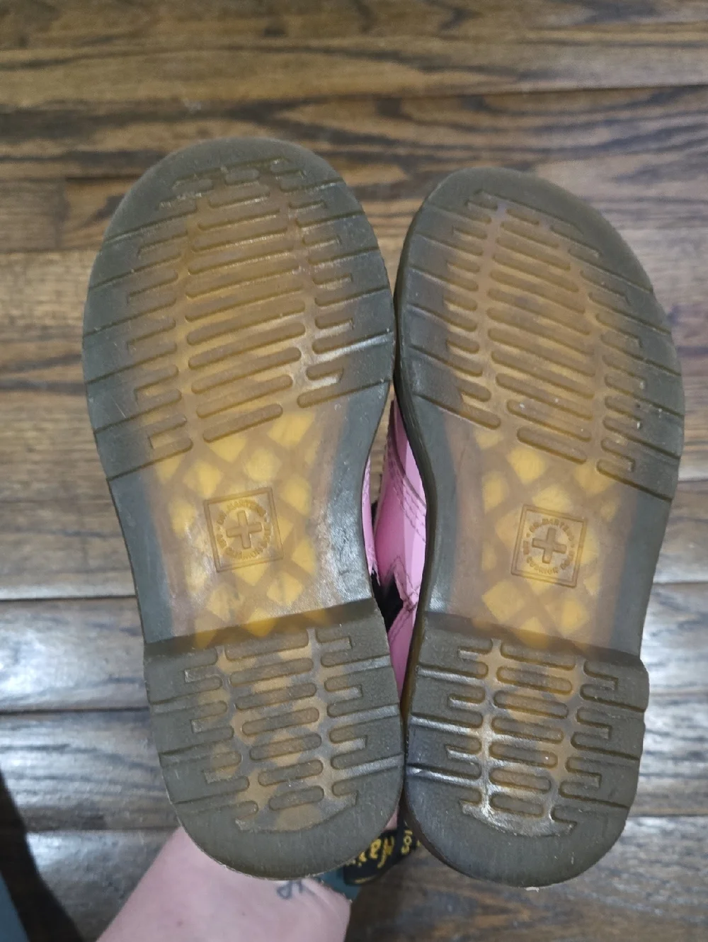 Dr. Martens Light Baby Pink Boots Kids Size 11